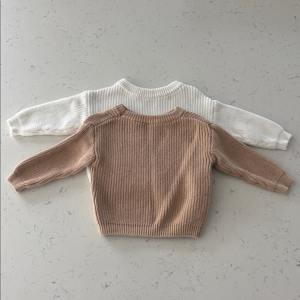 Baby Knit Sweaters- set of 2